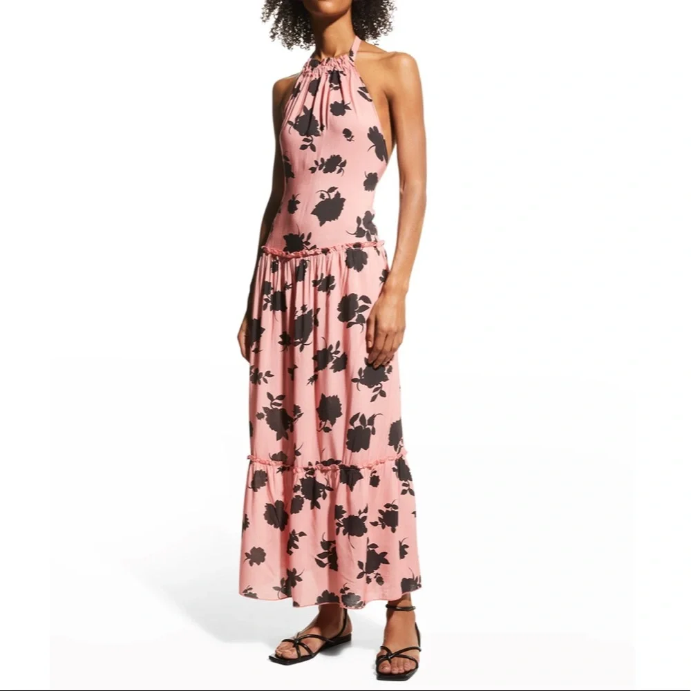 NWT Kate Spade pink maxi cover up dress